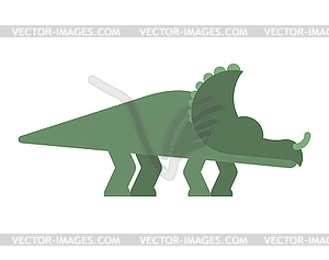 Styracosaurus dinosaur . Ancient animal. Dino - vector clipart