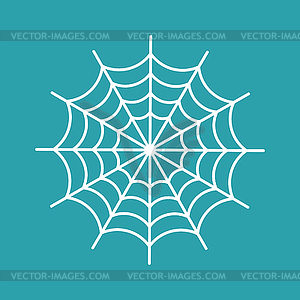 Паутина . паутина Хэллоуин. Spide - векторный эскиз
