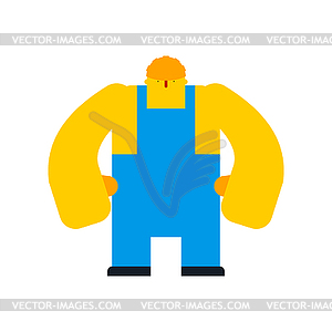 Cartoon builder. Construction Worker. Construction - vector clipart