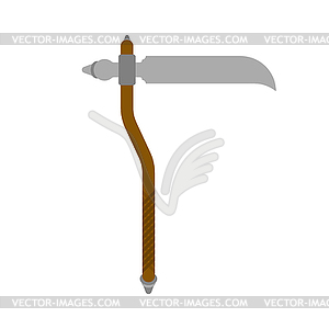 Scy weapon . Old medieval weapon for warriors - vector image