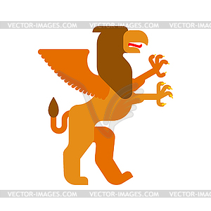 Griffin Heraldic animal. Fantastic Beast. Monster - vector image