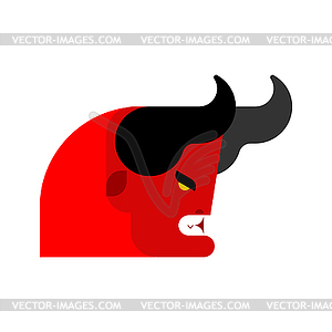 Beelzebub lord of darkness. Lucifer boss hell. Devi - vector clipart