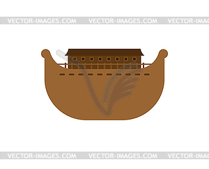 Ark . Big ancient ship of Bible - vector clipart