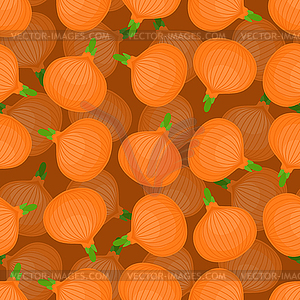 Onion pattern seamless. Onions background. vegetabl - vector clip art