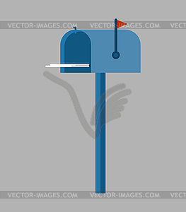 Mailbox . Box for letters for street. illustratio - vector clipart / vector image