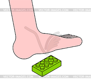 Step onto Plastic Constructor Detail - vector image