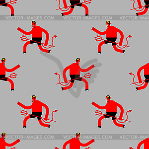 Demon texture. Satan pattern seamless. Devil - vector image