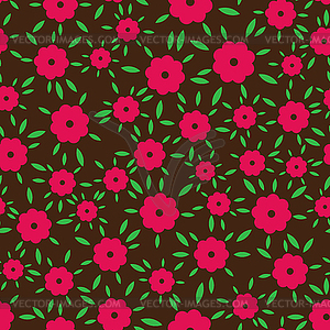 Small flowers pattern seamless. garden stuff - vector clipart