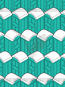 Portable toilet pattern seamless. WC Street - vector clipart / vector image