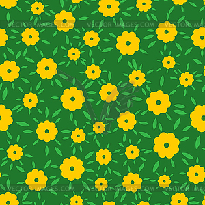 Small flowers pattern seamless. garden stuff - vector clipart