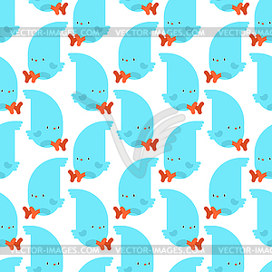 Bird cartoon pattern seamless. Birdie background. - vector clip art