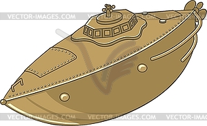 Jevetsky submarine - vector clip art