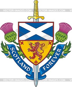 Scotland forever ( Symbol of Scotland ) - vector clip art