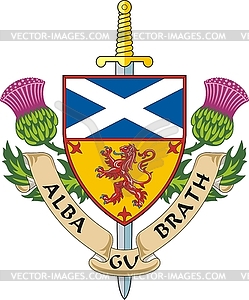 Шотландия навсегда (Символ Шотландии) - рисунок в векторном формате