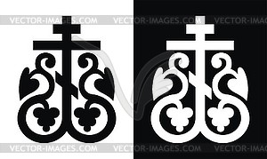 Orthodox cross - vector image