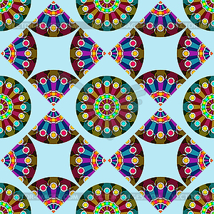 Circles abstract texture - vector image