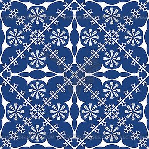 Traditional blue background - vector clip art