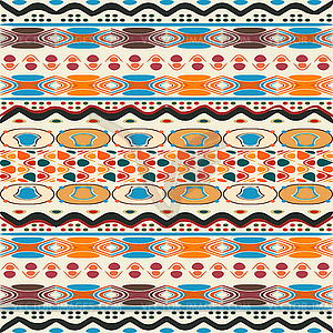 Tribal ethnic - color vector clipart