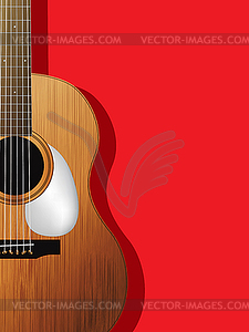 Guitar composition - vector clipart