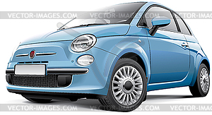 Italian city car - vector clipart