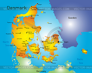 Denmark - vector EPS clipart