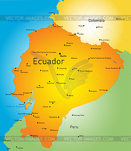 Ecuador - vector image