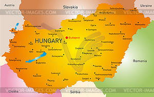 Hungary - vector clipart