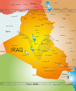 Iraq country - vector clipart