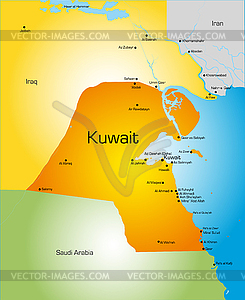 Kuwait - vector clipart