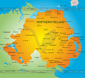 Northen Ireland - vector image