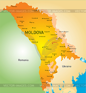 Moldova - royalty-free vector image