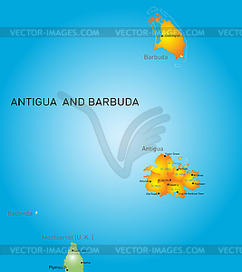 Antigua and Barbuda - vector image