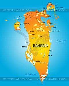 Bahrain - vector clipart