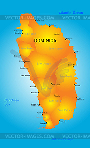 Dominica - vector clipart