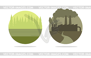 Ecology concept - vector image
