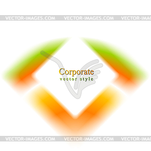 Abstract colorful shape design - vector clip art