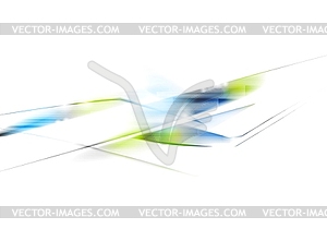 Bright abstract tech design - vector image