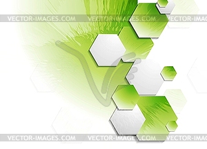 Abstract grunge technology background - vector image