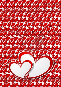 Valentines Day bright background - vector clipart