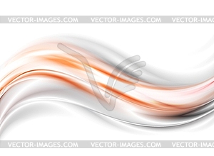 Bright glow waves background - vector image