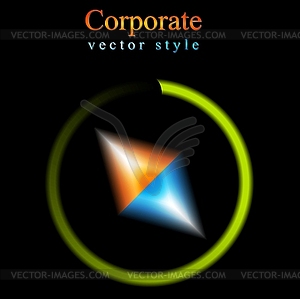 Abstract logo background - vector image