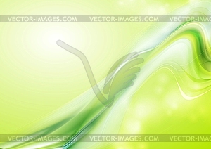 Bright smooth wave background - vector clipart