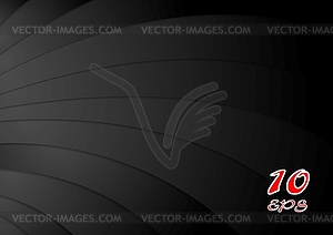 Abstract black waves background - vector EPS clipart