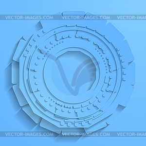 Tech design - vector image