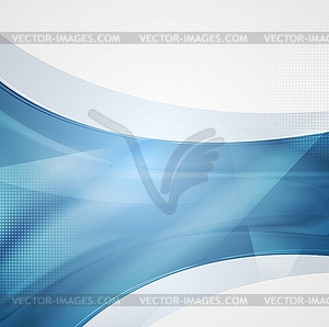 Hi-tech wavy design - vector clipart