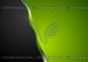 Waves dark design - vector image