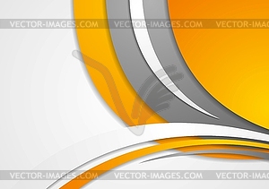 Bright wavy template - vector clipart