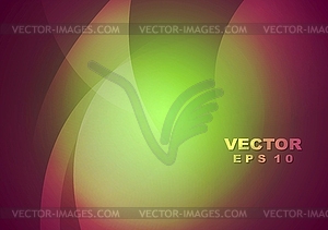 Bright abstract wavy design - vector image