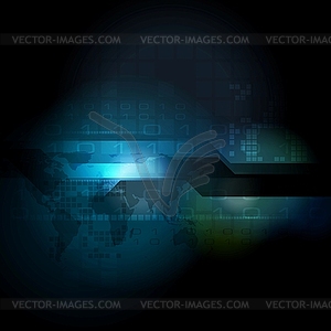 Abstract hi-tech design - vector image
