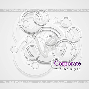 Abstract background with circles - vector image